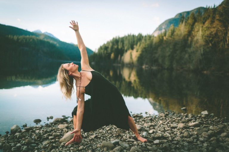yoga with nature